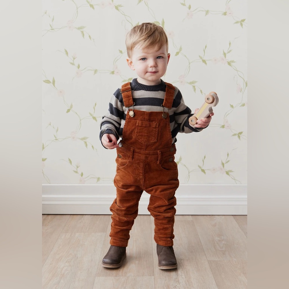 Jordie Cord Overall Cinnamon - Picture 1 of 6